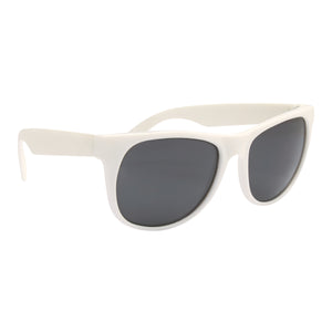 Rubberized Sunglasses - White