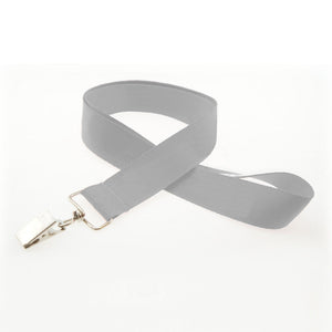 1" BEST Value Lanyard - Light Gray