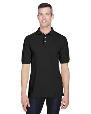 Men's Easy Blend™ Polo with Pocket - Black