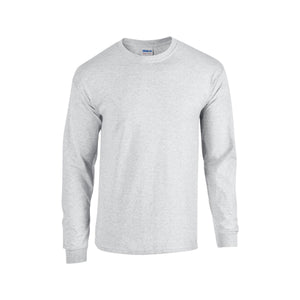 Gildan Adult Heavy Cotton™ Long-Sleeve T-Shirt - Ash Grey