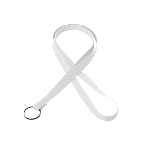 3/8" BEST Value Lanyard - White