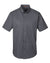 Harriton Men's Foundation Cotton Short-Sleeve Twill Shirt with Teflon™