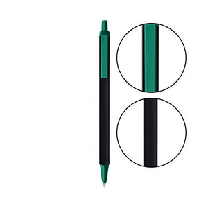 Black BIC® Clic Stic® Pen - Black With Forest Green