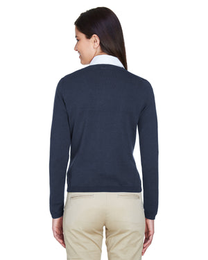 Devon & Jones Ladies' V-Neck Sweater