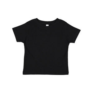 Rabbit Skins Toddler Fine Jersey T-Shirt - Black