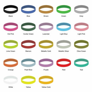 Silicone Wrist Bands - Printed