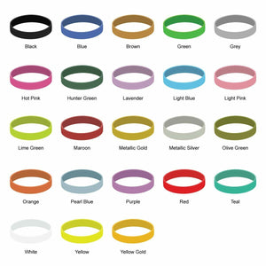 Silicone Wrist Bands- Debossed