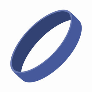 Silicone Wrist Bands - Embossed