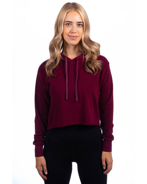 Next Level Apparel Ladies' Cropped Pullover Hooded Sweatshirt