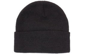 Acrylic Toque with Cuff - Black