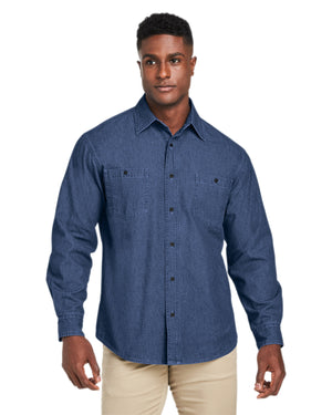 Harriton Men's Denim Shirt-Jacket