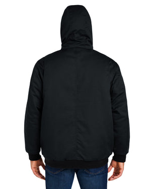 Harriton Men's Tall ClimaBloc® Heavyweight Hooded Full-Zip Jacket