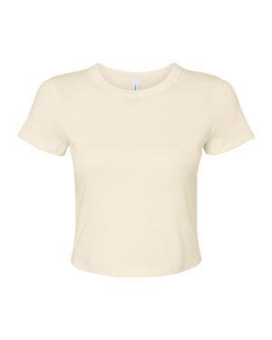 Ladies' Micro Ribbed Baby T-Shirt - Sol Natural Blnd