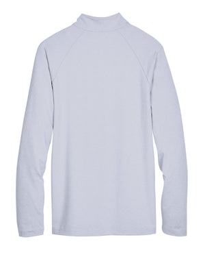 Devon & Jones CrownLux Performance® Men's Clubhouse Micro-Stripe Quarter-Zip