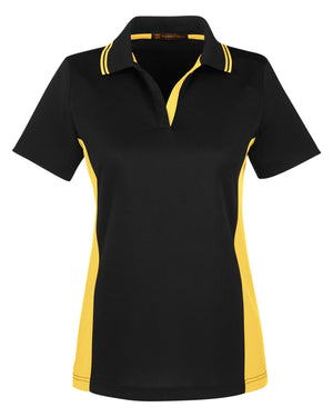 Harriton Ladies' Flash Snag Protection Plus IL Colorblock Polo