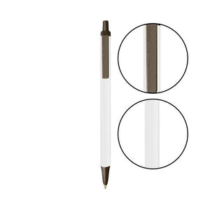 Clear BIC® Clic Stic® Pen - Clear With Espresso