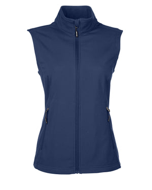 Core365 Ladies' Cruise Two-Layer Fleece Bonded Soft Shell Vest