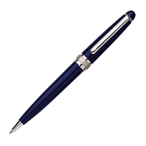 Expedition Plastic Twist-Action Promotional Pen - Blue With Silver