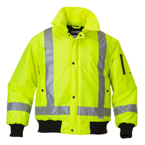 High Visibility Winter Bomber Jacket - Yellow