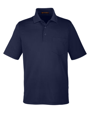 Harriton Men's Advantage Snag Protection Plus IL Pocket Polo