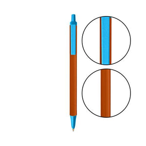 Metallic Orange BIC® Clic Stic® Pen - Metallic Orange With Blue