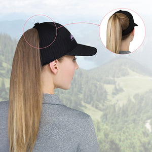 Deluxe Blended Chino Twill Cap with Ponytail opening