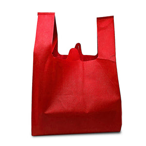 Lightweight T-Shirt Style Tote - Red