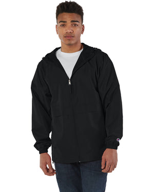 Champion Adult Full-Zip Anorak Jacket - Black