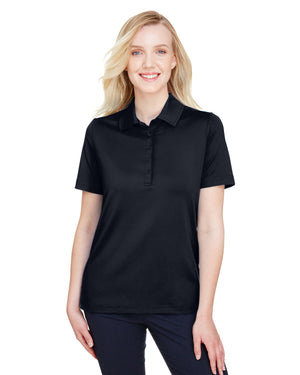 CrownLux Performance® Ladies' Range Flex Polo - Black