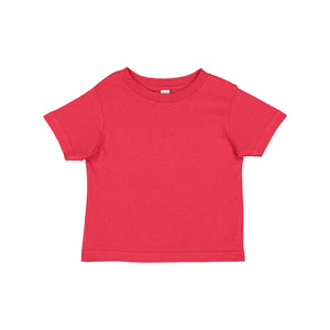 Rabbit Skins Toddler Fine Jersey T-Shirt - Red