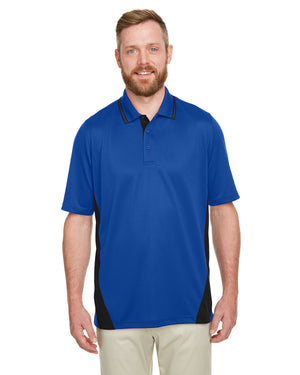 Harriton Men's Tall Flash Snag Protection Plus IL Colorblock Polo