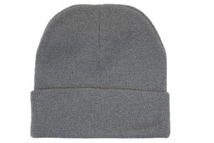 Acrylic Toque with Cuff - Gray