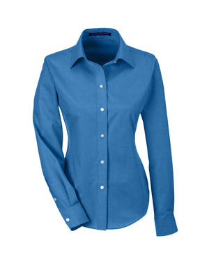 Devon & Jones Ladies' Crown Collection® Solid Oxford Woven Shirt