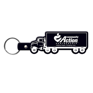 Truck Flexible Key Tag - Black