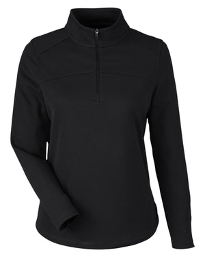 Ladies' Express Tech Performance Quarter-Zip - Black