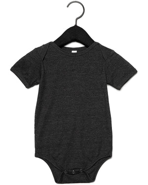 Infant Jersey Short-Sleeve One-Piece - Dark Gry Heather