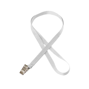 1/2" BEST Value Lanyard - White