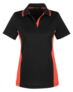 Harriton Ladies' Flash Snag Protection Plus IL Colorblock Polo