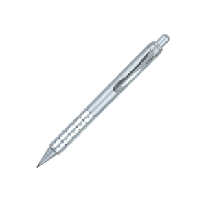 Nitro Plastic Click-Action Promotional Pen - CM1139 - Silver with Silver