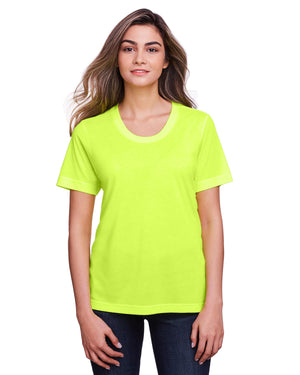 Ladies' Fusion ChromaSoft™ Performance T-Shirt - Safety Yellow