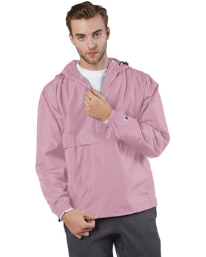 Champion Adult Packable Anorak Quarter-Zip Jacket - Pink Candy