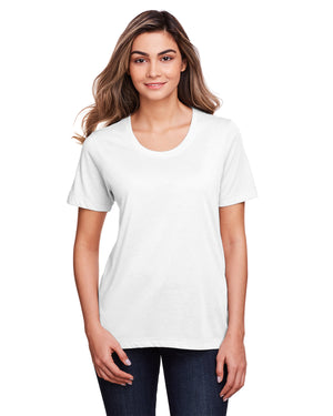 Ladies' Fusion ChromaSoft™ Performance T-Shirt - White