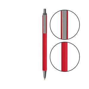 Red BIC® Clic Stic® Pen - Red With Silver