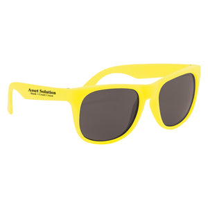 Rubberized Sunglasses - Yellow