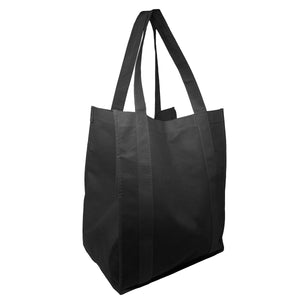 Grocery Tote: custom printed with your logo - Black