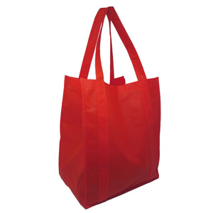 Grocery Tote: custom printed with your logo - Red