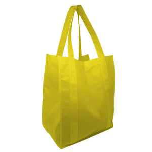 Grocery Tote: custom printed with your logo - Yellow