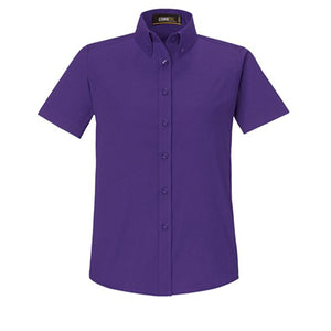 Core365 Origin Short Sleeve Twill Shirt - Women