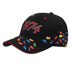 6 Panel BHC Embroidered Jelly Bean Cap - Custom Embroidered