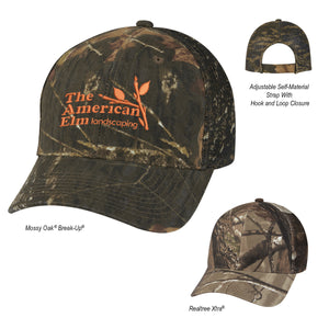 Realtree™ And Mossy Oak® Hunter's Retreat Mesh Back Camouflage Cap